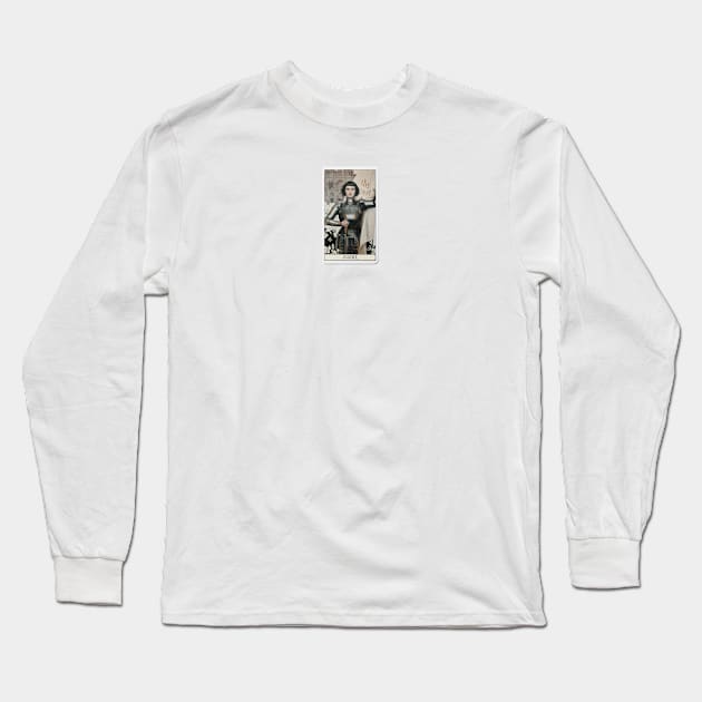 justice tarot card Long Sleeve T-Shirt by pripple